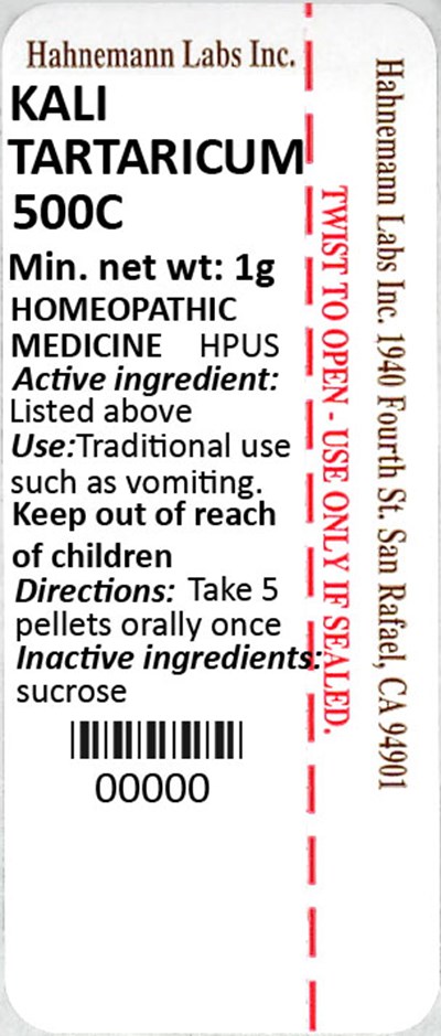 Kali Tartaricum 500C 1g - Kali Tartaricum 500C 1g